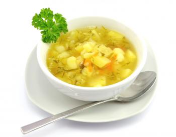 Dietetyczna zupa ogórkowa na rosole